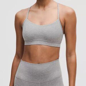 Flow Y Bra Nulu *Light Support, A–C Cups ColourHeathered Core Medium Grey Size 6